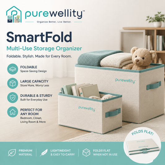Purewellity™ SmartFold Multi-Use Storage Organizer