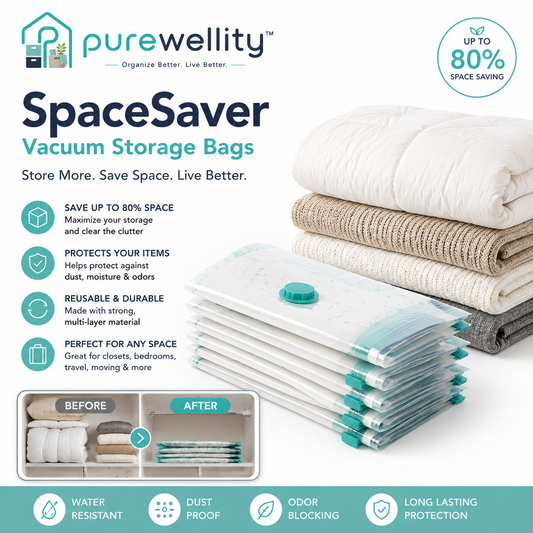 Purewellity™ SpaceSaver Vacuum Storage Bags