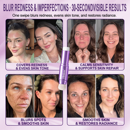 🔥 NUR NOCH 2 STUNDEN · 80 % RABATT! Hiskin® 2-in-1 Foundation-Stick mit Farbwechsel | Kaschiert Pigmentflecken, lässt feine Linien optisch weicher wirken und spendet Feuchtigkeit – mit integriertem Pinsel für einen frischen Glow!
